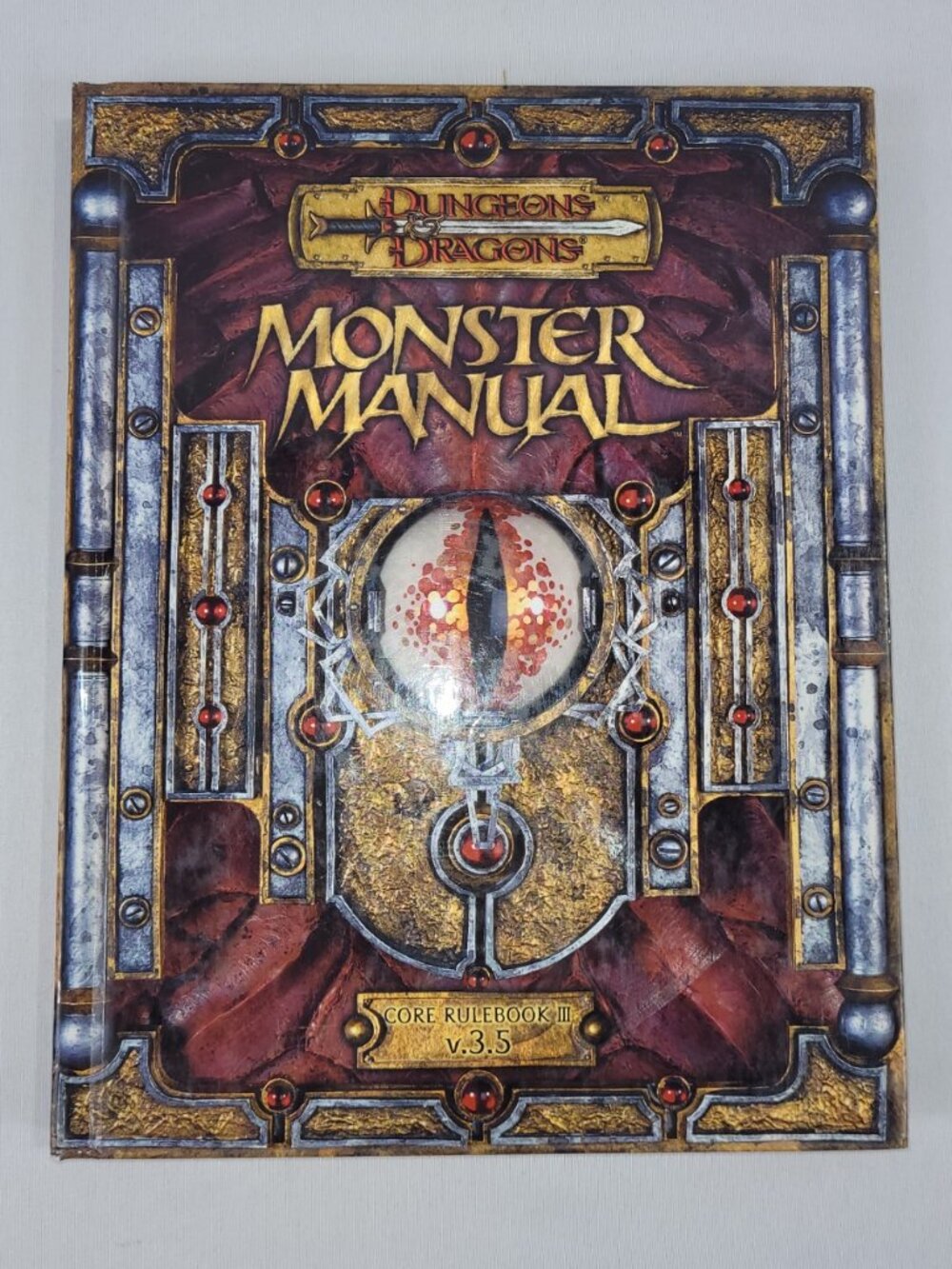 D&D Dungeons & Dragons 3.5th Edition Monster Manual RPG Hardcover Game Handbook